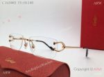Premiere de Cartier Rimless Eyeglasses CT0344O Gold Leg